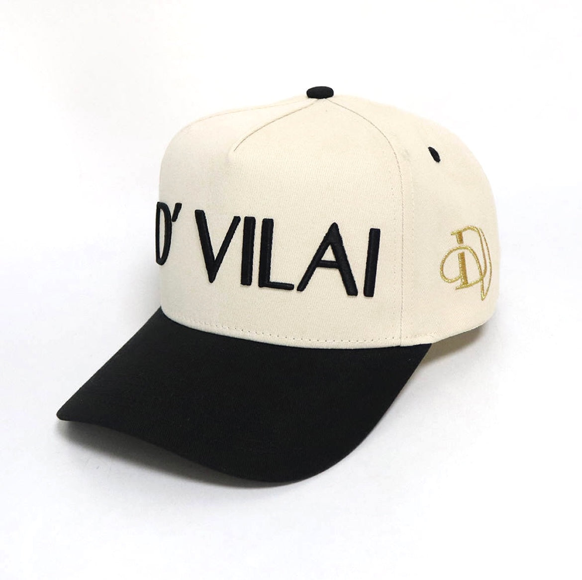 Classic Logo Snapback Creme / Black